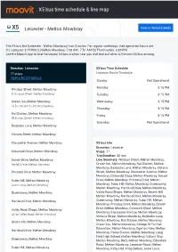 X5 Bus Time Schedule & Line Route