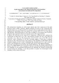 1 a New Modal Analysis Method 1 to Put Constraints on the Aqueous