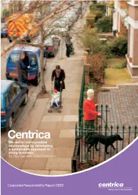Corporate Responsibility Report 2003 What Matters to You
