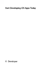 Developing Ios Apps Developing Ios Apps Today