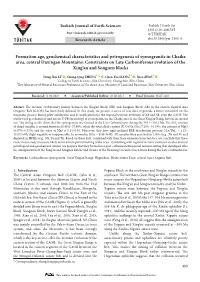 Formation Age, Geochemical Characteristics And