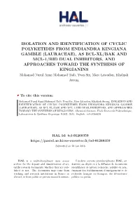 Isolation and Identification of Cyclic Polyketides From