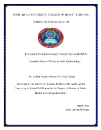 Outbreak Investigation, District Health Profile Description and Others Outputs Those Constituted in This Document