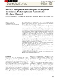 Zoologica Scripta