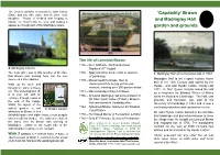 'Capability' Brown and Madingley Hall Garden and Grounds