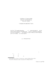 Determinants Associated to Zeta Matrices of Posets