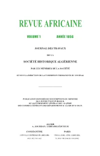 Revue Africaine