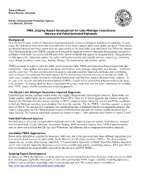 TMDL Scoping Report Development for Lake Michigan (Nearshore) Mercury and Polychlorinated Biphenyls