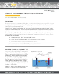 Advanced Semiconductor Plating – Key Fundamentals