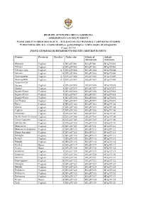 B7 Indice Generale Di Riferimento Piene