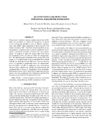 Quantization-Loss Reduction for Signal Parameter Estimation