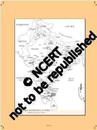 Temple Architecture in India (Outline Map Not to Scale)