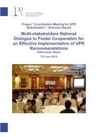 UPR Info Document