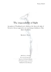 The Impossibility of Flight