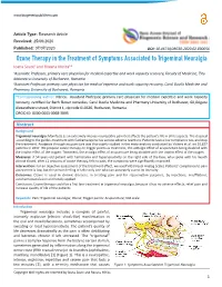 Trigeminal Neuralgia