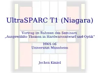 Ultrasparc T1 (Niagara)