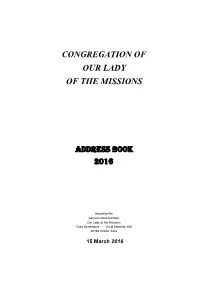 Congregation of Our Lady of the Missions
