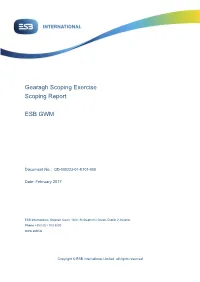 Gearagh Scoping Exercise Scoping Report ESB