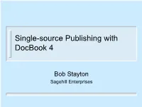 Using the Docbook XSL Stylesheets