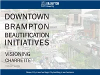 Downtown Brampton Visioning Charrette