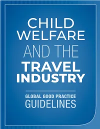 Global Good Practice Guidelines for Child Welfare