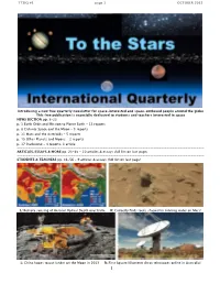Issue #1 – 2012 October