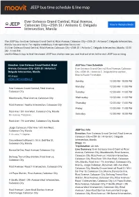 JEEP Bus Time Schedule & Line Route