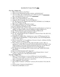 Part One: Chapter One 1