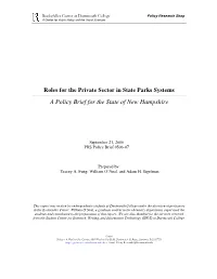 A Policy Brief for the State of New Hampshire