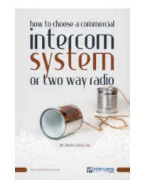 How to Choose a Two-Way Radios and Other Wireless