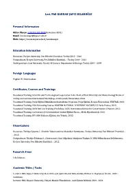 Lect. Phd HANDAN ŞAPCI SELAMOĞLU