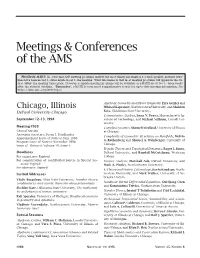 Meetings and Conferences, Volume 45, Number 8