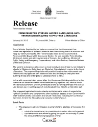 Release for Immediate Release