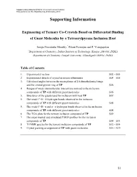 Supporting Information Engineering Of