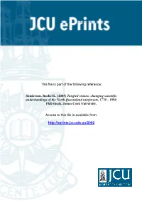 Tangled Visions: Changing Scientific Understandings of the North Queensland Rainforests, 1770 – 1990