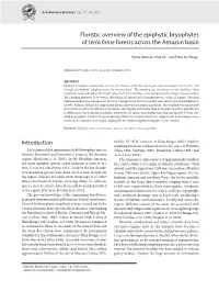 Floristic Overview of the Epiphytic Bryophytes of Terra Firme Forests Across the Amazon Basin