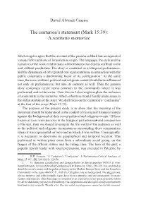The Centurion's Statement
