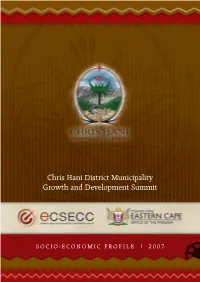 Chris Hani District Municipality Growth and Development Summit