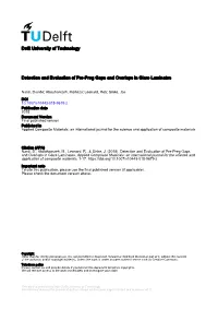 Detection and Evaluation of Pre-Preg Gaps and Overlaps in Glare Laminates