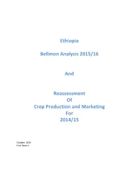Ethiopia Bellmon Analysis 2015/16 and Reassessment of Crop