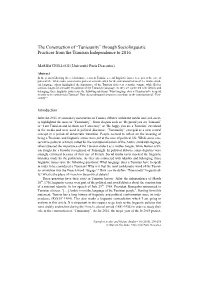 Through Sociolinguistic Practices from the Tunisian Independence to 2016
