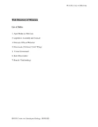 Web Directory of Mizoram