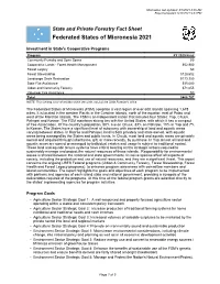 Federated States of Micronesia State and Private Forestry Fact Sheet 2021