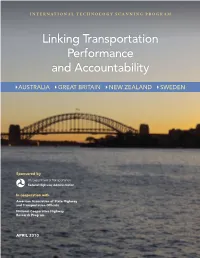 Linking Transportation Performance and Accountability