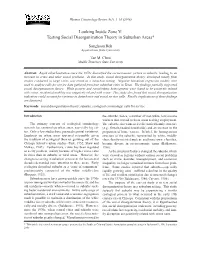 Looking Inside Zone V: Testing Social Disorganization Theory in Suburban Areas*