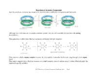 Reactions of Aromatic Compounds Just Like an Alkene, Benzene Has Clouds of  Electrons Above and Below Its Sigma Bond Framework