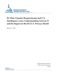 Understanding Schrems II and Its Impact on the EU-US Privacy Shield