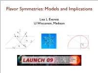 Flavor Symmetries: Models and Implications