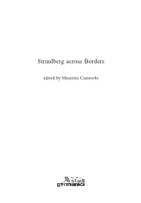 Strindberg Across Borders