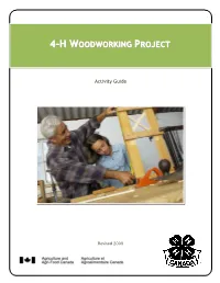 4-H Woodworking Project – Activity Guide